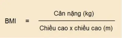 Công thức tính số đo 3 vòng chuẩn của nữ theo chiều cao và cân nặng