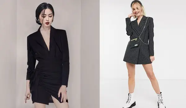 Kiểu blazer dress 2020 sang chảnh cho nữ công sở