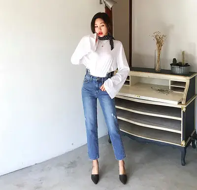 Quần jeans ống đứng/ống rộng