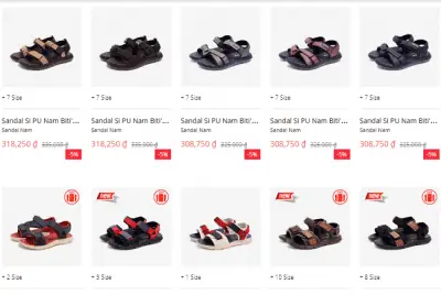 Giày sandal nam tại Biti’s Việt Nam