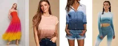 Bạn có thể vẽ nên ombre style cho mình bằng cách mix & match trang phục với phụ kiện thời trang và phong cách trang điểm.