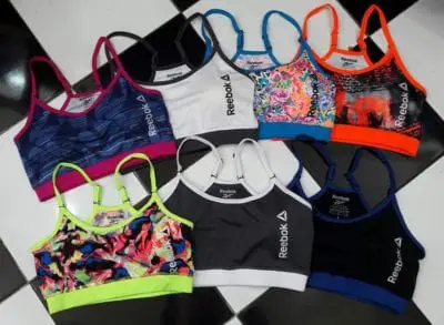 Áo Reebok dạng bra. Giá sỉ: 70k/SP.