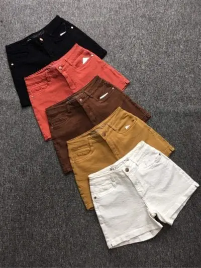 Quần short jean màu – giá sỉ​ 135,000đ /cái.